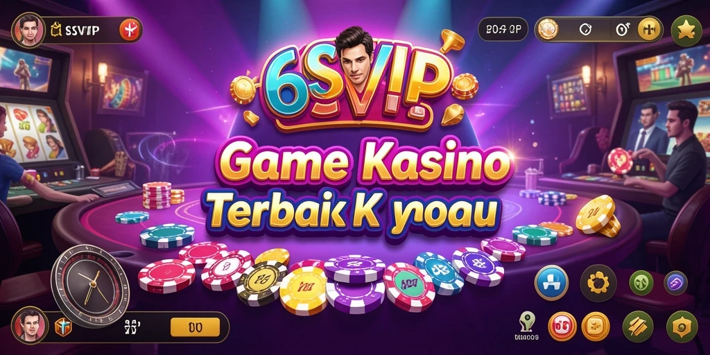Tampilan screenshot 6SVIP menampilkan suasana Kasino yang seru.