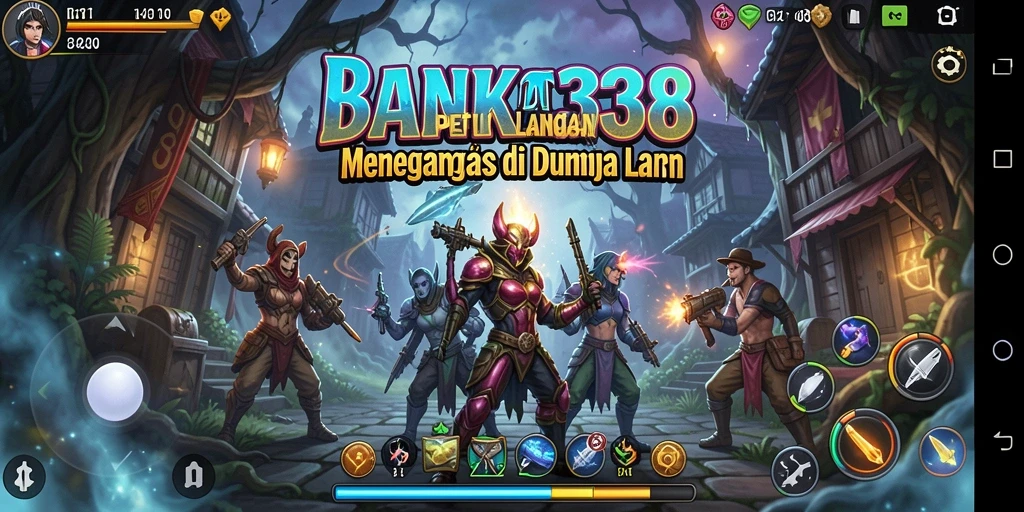 Tampilan gameplay BANK338 yang menegangkan dan penuh tantangan.