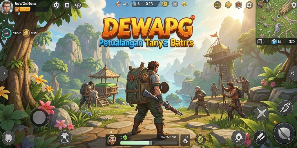 Gameplay DEWAPG yang menawan di dunia terbuka.