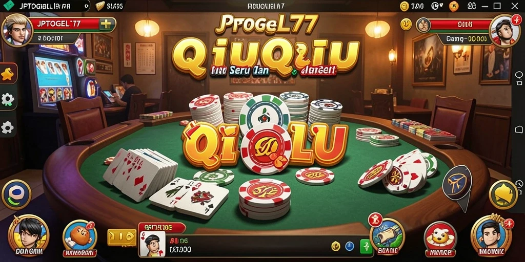 Tampilan gameplay QiuQiu yang seru dalam JPTOGEL77.