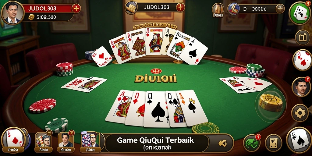 Tampilan gameplay QiuQiu di JUDOL303 yang seru.