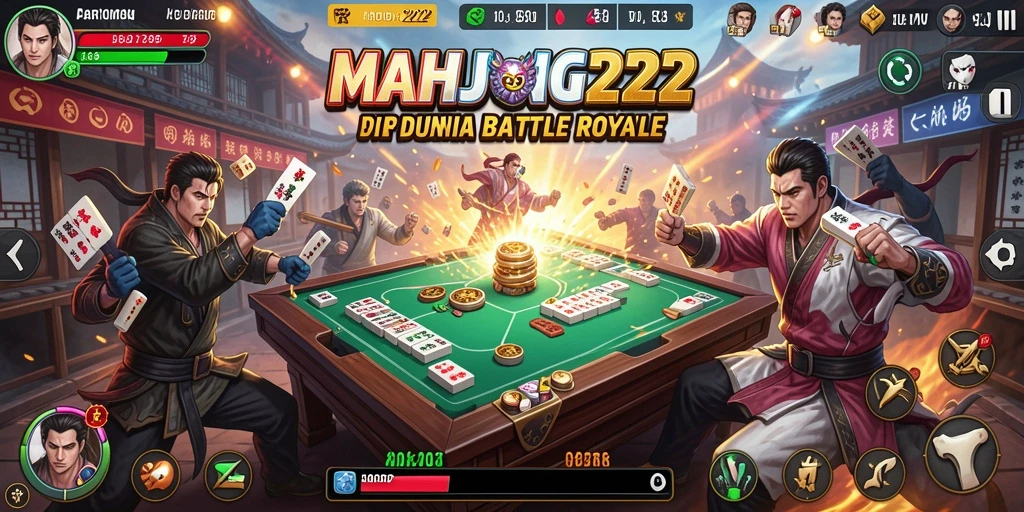 Gameplay seru di medan perang Battle Royale.
