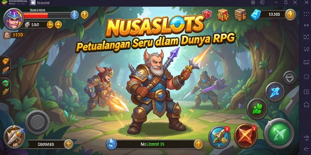 Screenshot gameplay menampilkan karakter beraksi dalam dunia RPG yang menakjubkan.