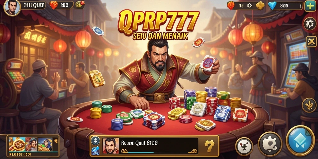 Tampilan gameplay QiuQiu yang menarik dan dinamis.