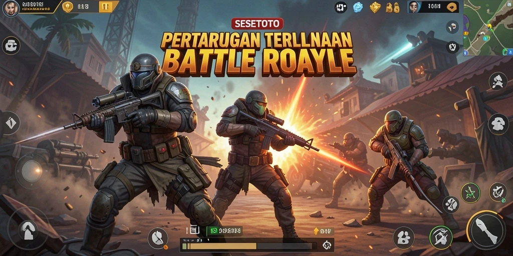 Tampilan seru dari pertempuran di SESETOTO