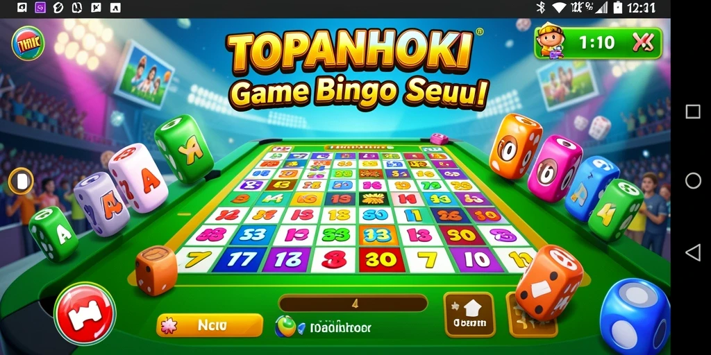Tampilan screenshot utama memainkan game Bingo yang mengasyikkan.