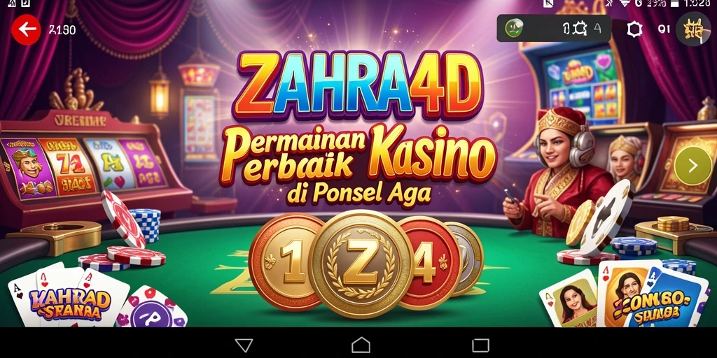 Screenshot gameplay ZAHRA4D yang mendebarkan di aplikasi Kasino.